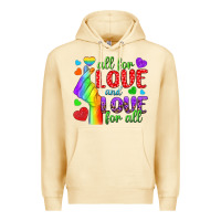 Western All For Love And Love For All Premium Hoodie | Teevron