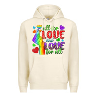 Tofu Western All For Love And Love For All Premium Hoodie - BundleAndBundleShop