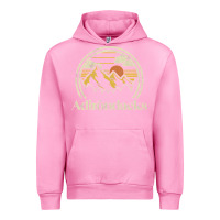 Fuchsia Pink Adirondacks Mountains New York Vintage Hiking Camp Urban Hoodie - tuanDangUi