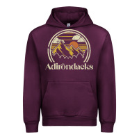 Mauve Wine Adirondacks Mountains New York Vintage Hiking Camp Urban Hoodie - tuanDangUi