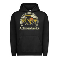 Pigment Black Adirondacks Mountains New York Vintage Hiking Camp Urban Hoodie - tuanDangUi