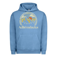Pigment Pebble Blue Adirondacks Mountains New York Vintage Hiking Camp Urban Hoodie - tuanDangUi