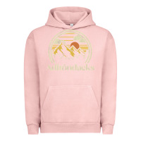 Pigment Salmon Adirondacks Mountains New York Vintage Hiking Camp Urban Hoodie - tuanDangUi