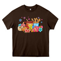 Chocolate Brown mexican deserts christmas Heavy Core Tee - MaliasSmallBusiness