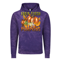 Cloud Purple Farm Fresh Pumpkins Vintage Hoodie - texasbilliewilder