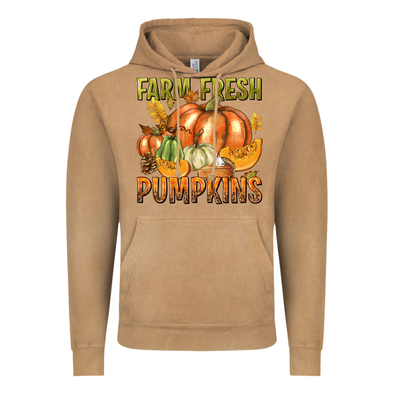 Farm Fresh Pumpkins Vintage Hoodie by texasbilliewilder | Teevron
