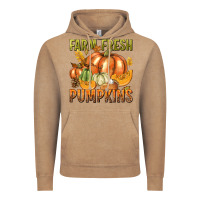 Vintage Coffee Farm Fresh Pumpkins Vintage Hoodie - texasbilliewilder