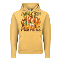 Vintage Mustard Farm Fresh Pumpkins Vintage Hoodie - texasbilliewilder