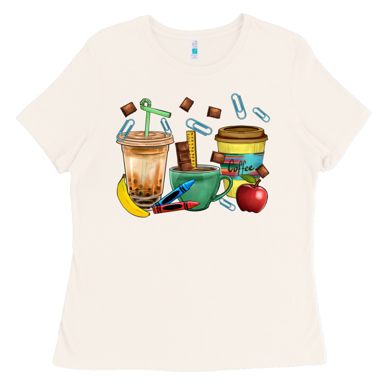 School Boy Coffee Cup Bbs Ladies Tee by BundleAndBundleShop | Teevron