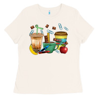 Bone School Boy Coffee Cup Bbs Ladies Tee - BundleAndBundleShop
