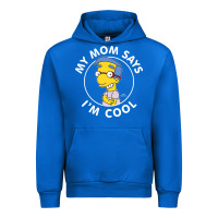 Cobalt The Simpsons Milhouse My Mom Says I'm Cool V1 Urban Hoodie - tuanDangUi