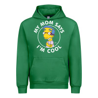 Emerald The Simpsons Milhouse My Mom Says I'm Cool V1 Urban Hoodie - tuanDangUi