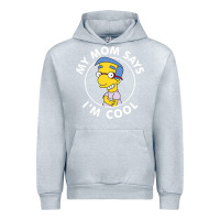 Heather Grey The Simpsons Milhouse My Mom Says I'm Cool V1 Urban Hoodie - tuanDangUi