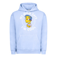 Pigment Grape Ice The Simpsons Milhouse My Mom Says I'm Cool V1 Urban Hoodie - tuanDangUi