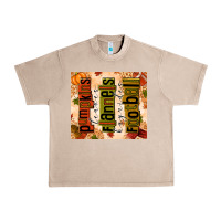 French Oak Pumpkins Leaves Flannels Hayrides Football Urban Heavy Tee - texasbilliewilder