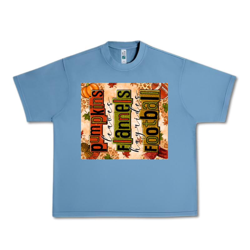Pumpkins Leaves Flannels Hayrides Football Urban Heavy Tee by texasbilliewilder | Teevron