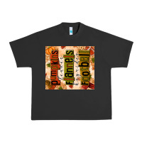 Pigment Black Pumpkins Leaves Flannels Hayrides Football Urban Heavy Tee - texasbilliewilder