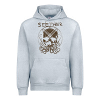 Heather Grey Seether Octoskull Urban Hoodie - tuanDangUi