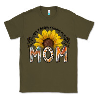 Army Green mom sunflower Classic Tee - RacoonDesign