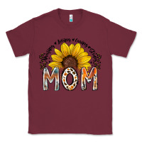 Burgundy mom sunflower Classic Tee - RacoonDesign