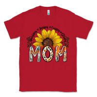Red mom sunflower Classic Tee - RacoonDesign