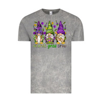 Cloud Rock Mardi Gras crew with gnomes Vintage Tee - NancyCooperArtShop