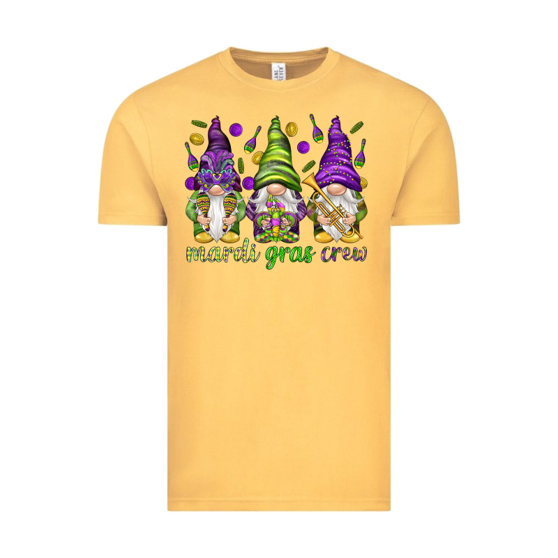 Mardi Gras Crew With Gnomes Vintage Tee by NancyCooperArtShop | Teevron