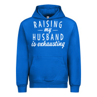 Cobalt raising my husband is exhausting wife gifts funny Urban Hoodie - tuanDangUi