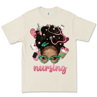 Bone Afro Messy Bun Nursing Bbs Premium Tee - BundleAndBundleShop