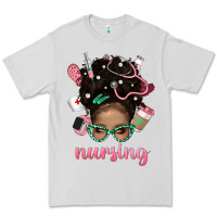 Afro Messy Bun Nursing Bbs Premium Tee | Teevron
