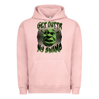 Pigment Salmon Shrek Get Outta My Swamp Urban Hoodie - tuanDangUi