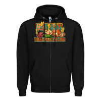 Black happy thanksgiving Zipper Hoodie - FaDigitalArtStudio