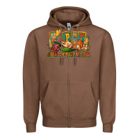 Chestnut happy thanksgiving Zipper Hoodie - FaDigitalArtStudio