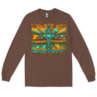 Chestnut western cross Long Sleeve Tee - TumblerDesignByShophia