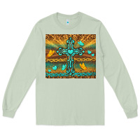 Matcha western cross Long Sleeve Tee - TumblerDesignByShophia