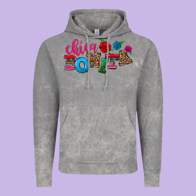 Chica Bonita Vintage Hoodie Designed By Nancycooperartshop