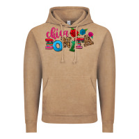 Vintage Coffee Chica bonita Vintage Hoodie - NancyCooperArtShop
