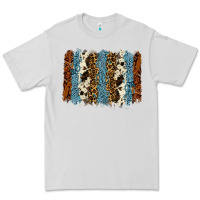 Dove Grey tool leather leopard cowhide backround Premium Tee - RanaPortraitStore