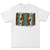 White tool leather leopard cowhide backround Premium Tee - RanaPortraitStore