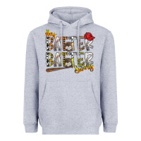 Heather Grey hey batter batter swing Heavyweight Hoodie - SublimationCraftShop
