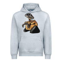 Heather Grey wall e Urban Hoodie - tuanDangUi