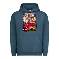 Pigment Midnight Navy wolfcop Urban Hoodie - tuanDangUi