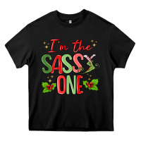 Black im the sassy one Heavy Core Tee - MaliasSmallBusiness