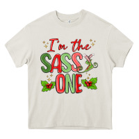 Cream im the sassy one Heavy Core Tee - MaliasSmallBusiness