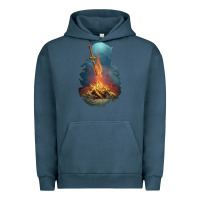 Pigment Midnight Navy Limited Edition Dark Souls Urban Hoodie - tuanDangUi