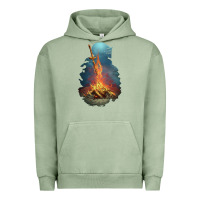Pigment Oil Green Limited Edition Dark Souls Urban Hoodie - tuanDangUi