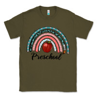 Army Green preschool rainbow Classic Tee - RanaPortraitStore