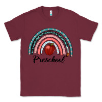 Burgundy preschool rainbow Classic Tee - RanaPortraitStore