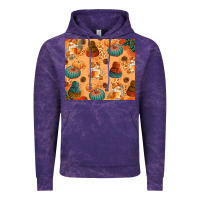 Cloud Purple Fall Pumpkins Autumn Coffee Vintage Hoodie - texasbilliewilder
