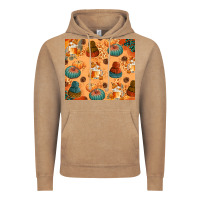 Vintage Coffee Fall Pumpkins Autumn Coffee Vintage Hoodie - texasbilliewilder